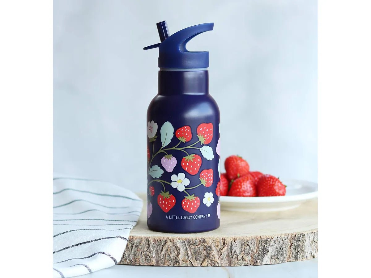ALLC Trinkflasche Erdbeere 350ml - Siliblu Boutique & Atelier