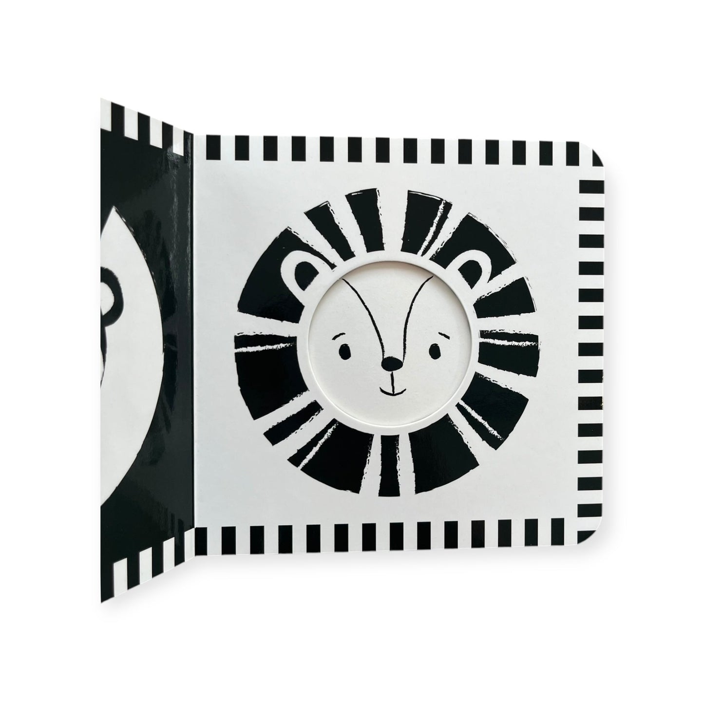 Baby Animals: Kontrastbuch für Babys mit Öffnungen - Siliblu Boutique & Atelier