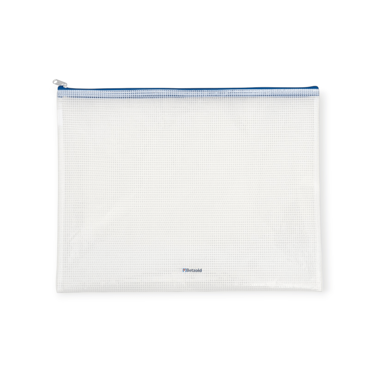 Betzold Reissverschlussbeutel, ohne PVC, 5 Stück, A4, transparent *Blau* - Siliblu Boutique & Atelier