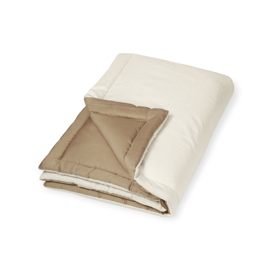 Cam Cam Copenhagen weiche Babydecke "Classic Stripes Camel" - Siliblu Boutique & Atelier