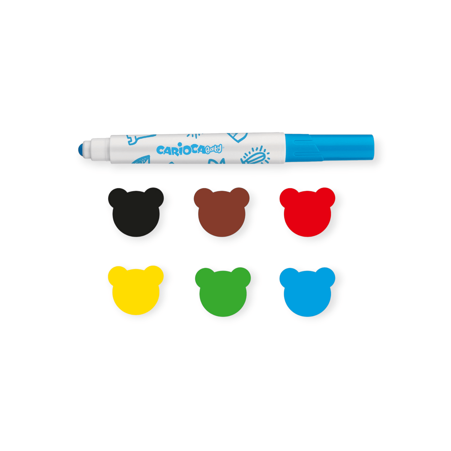 CARIOCA Fasermaler Baby 6 Farben - Siliblu Boutique & Atelier