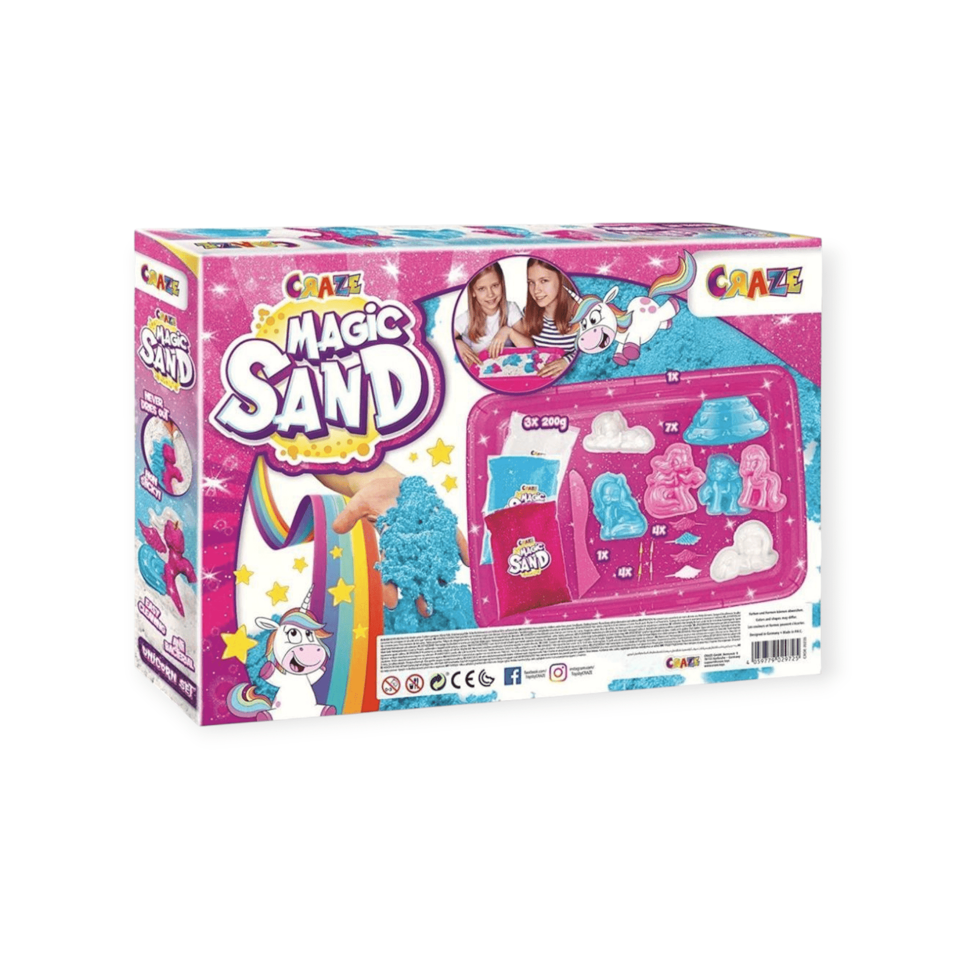 Craze Magic Sand Playset Unicorn - Siliblu Boutique & Atelier