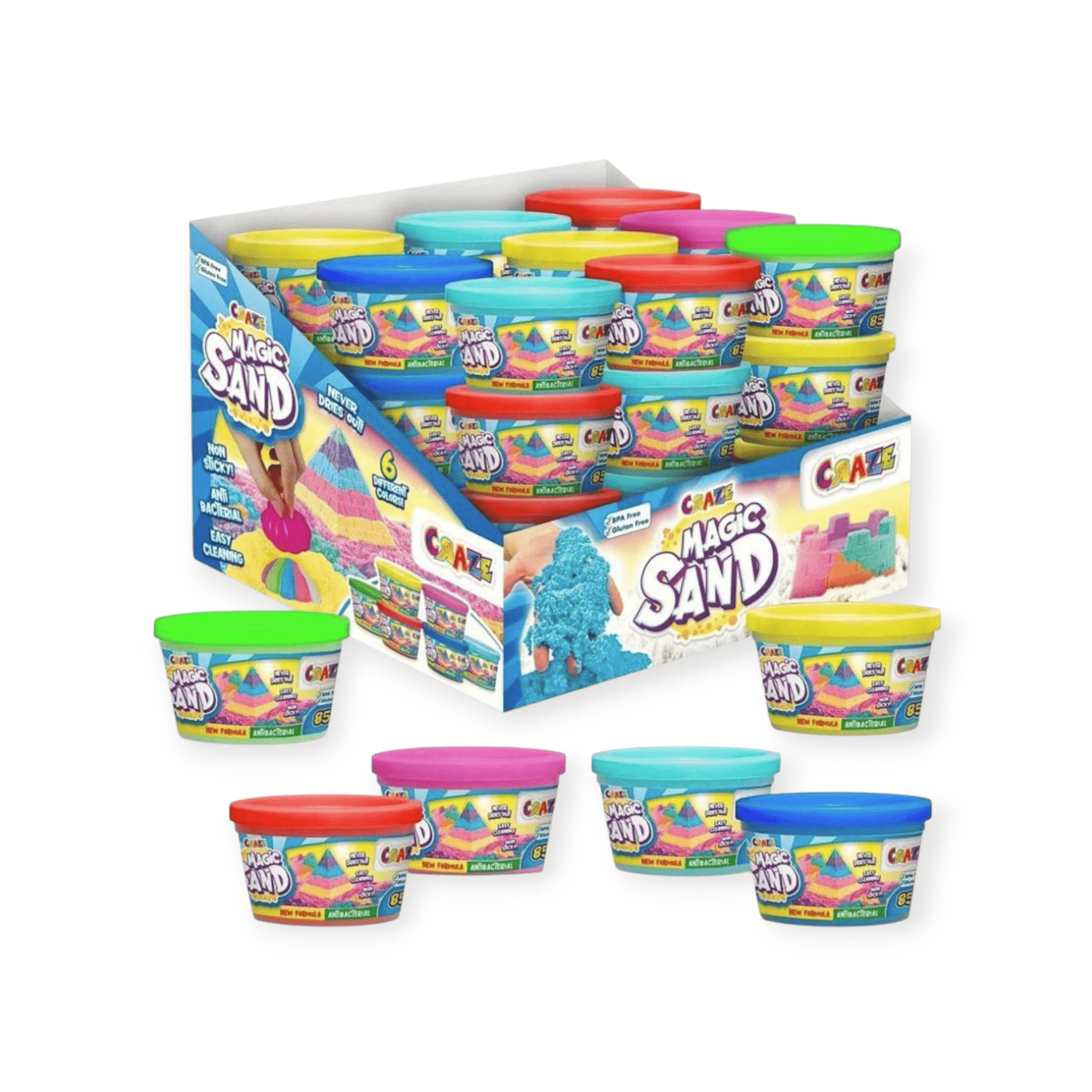 Craze Magic Sand Starterdose, 85g (assortiert) - Siliblu Boutique & Atelier