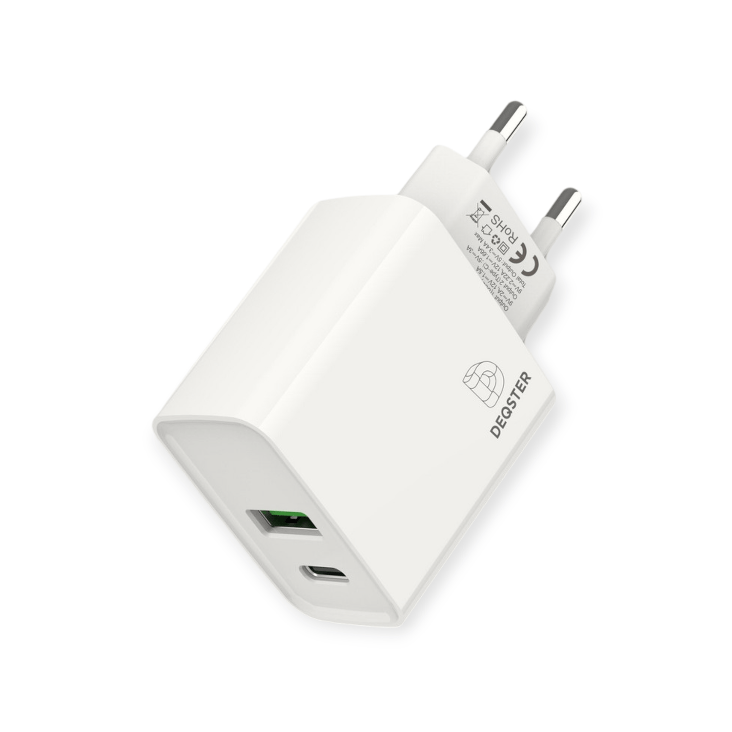 Deqster Doppel - Ladeadapter USB - C & USB - A, 20 W - Siliblu Boutique & Atelier