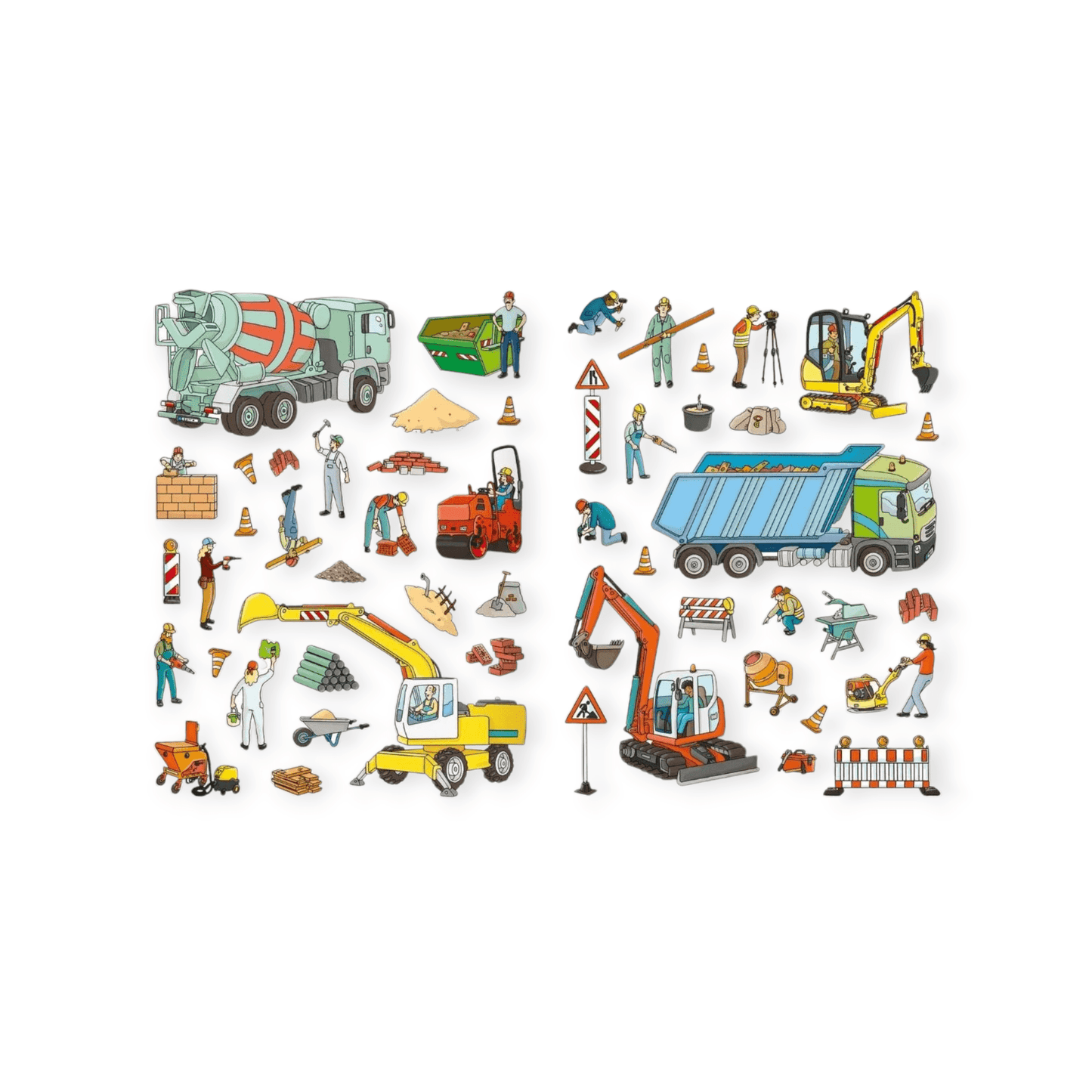 Erstes Stickern - Baustelle - Siliblu Boutique & Atelier