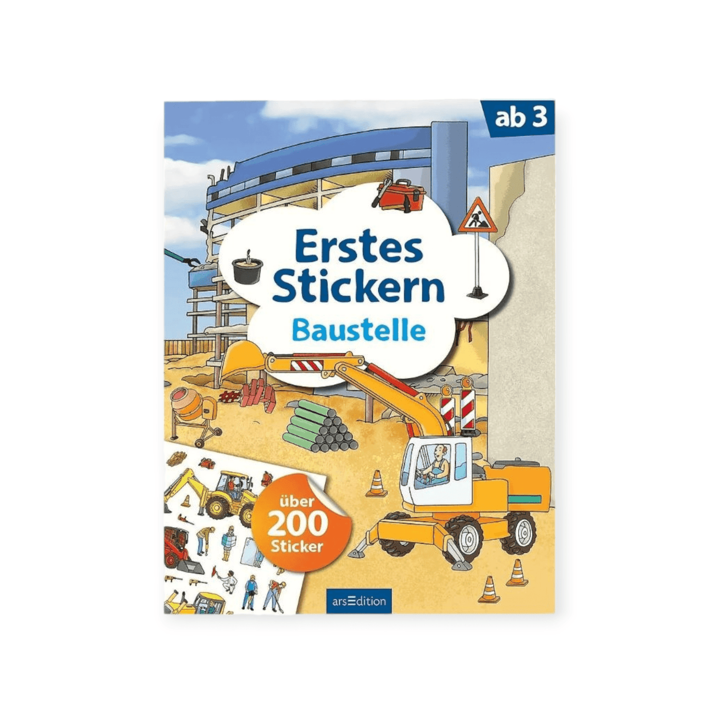 Erstes Stickern - Baustelle - Siliblu Boutique & Atelier