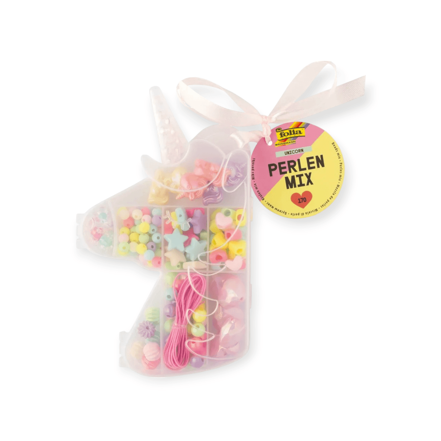 FOLIA Perlen Mix 32021 Unicorn 170 Teile - Siliblu Boutique & Atelier