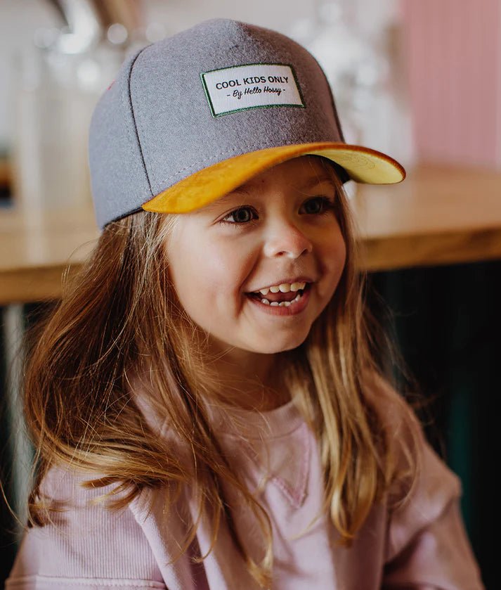 hello hossy Cap "Melton Grey" - Siliblu Boutique & Atelier