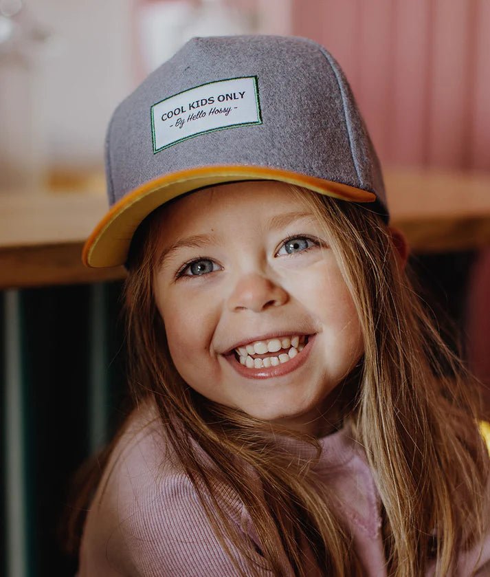 hello hossy Cap "Melton Grey" - Siliblu Boutique & Atelier