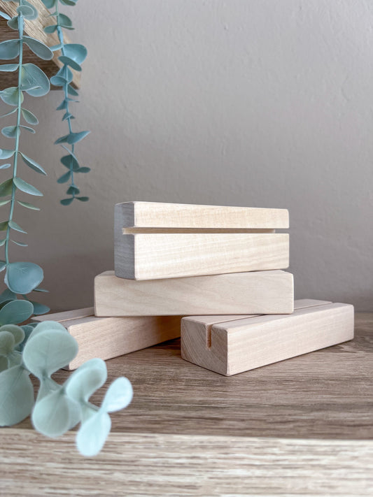 Kartenhalter aus Holz - Siliblu Boutique & Atelier