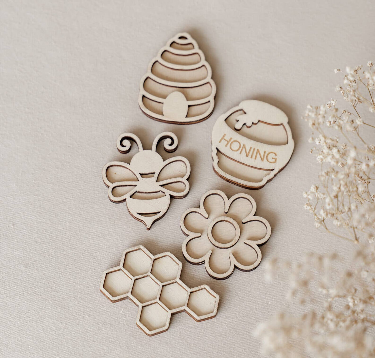 Kleine Fülltablet-Set | Honig 5-teilig - Siliblu Boutique & Atelier