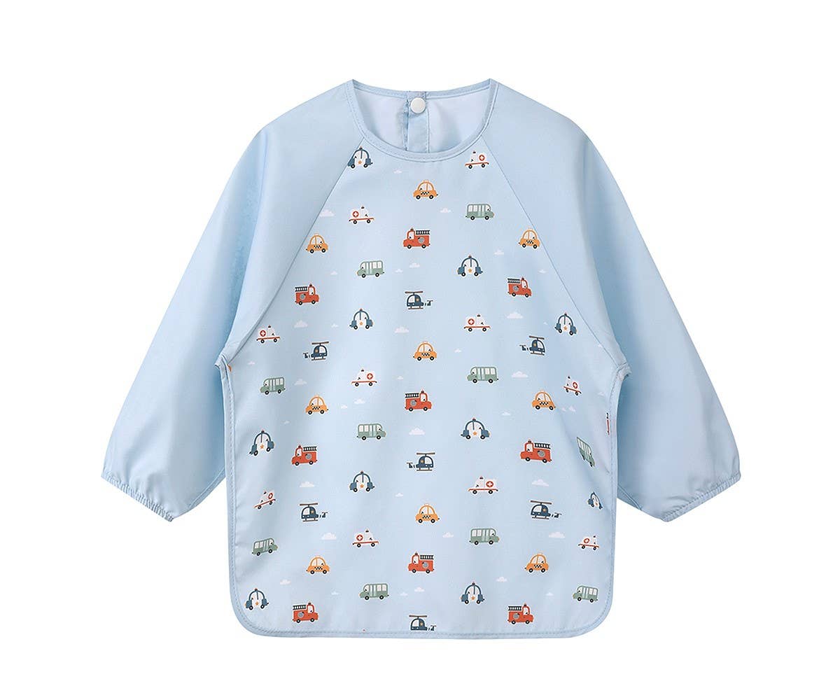Lätzchen mit Ärmeln - City Cars - Siliblu Boutique & Atelier