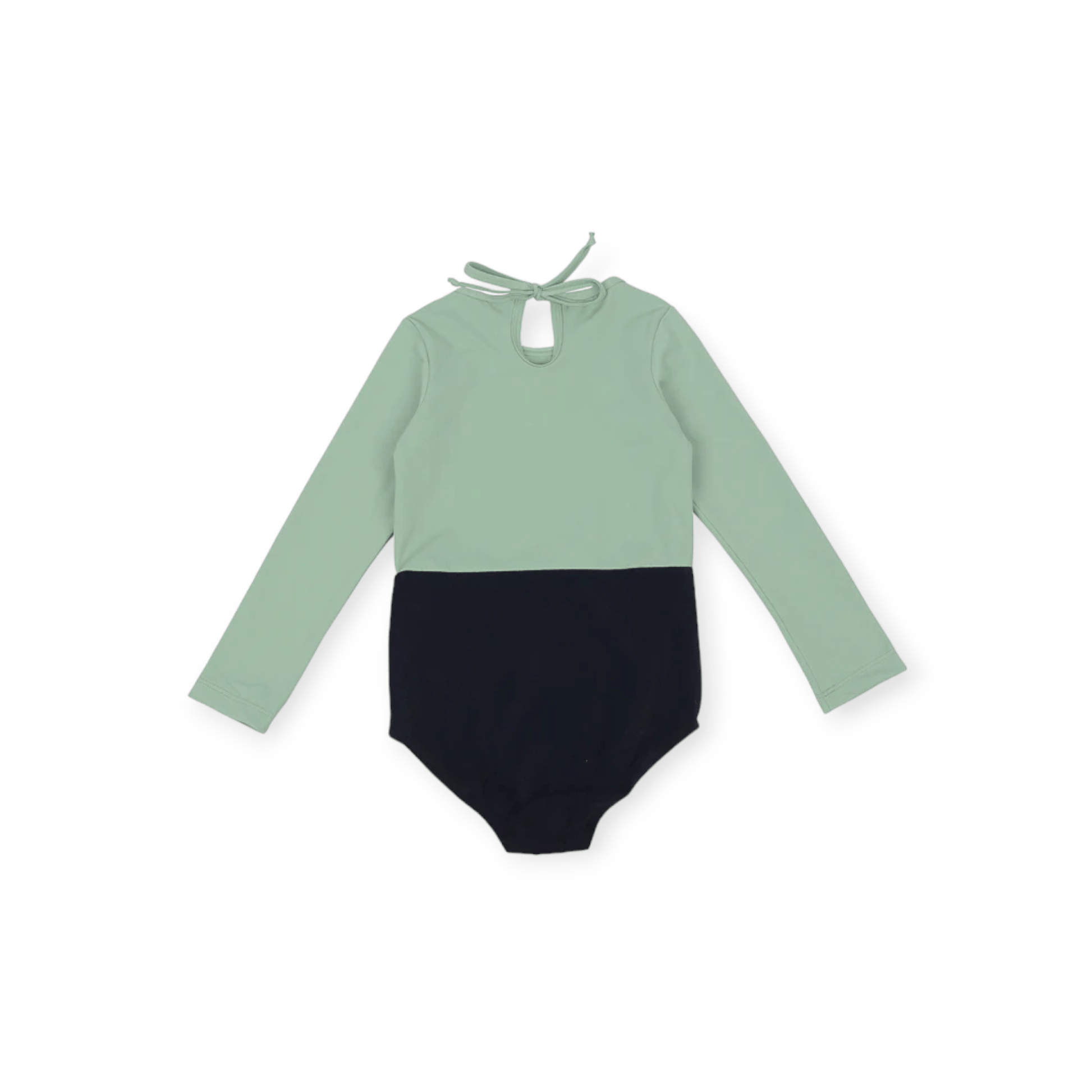 LAILA Mädchen Badeanzug "Mint & Black Sand" - Siliblu Boutique & Atelier