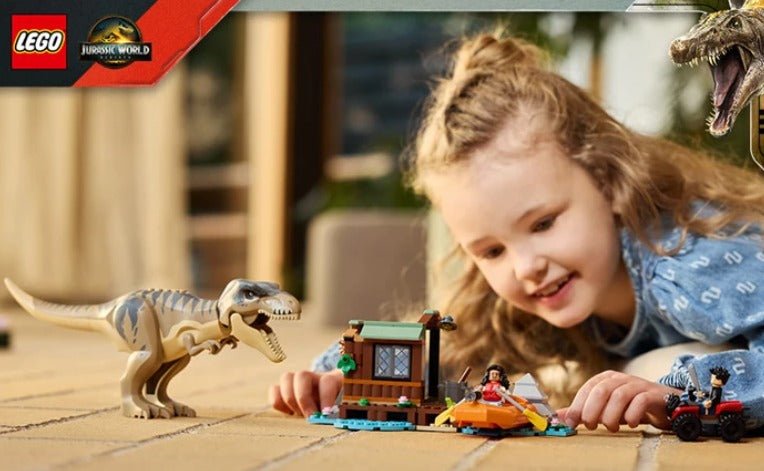 LEGO Jurassic World - Flucht vor dem T - Rex 199tlg - Siliblu Boutique & Atelier