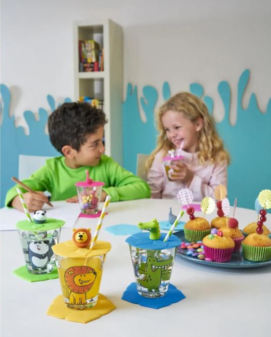 Leonardo Glasabdeckung Bambini Löwe Gelb - Siliblu Boutique & Atelier