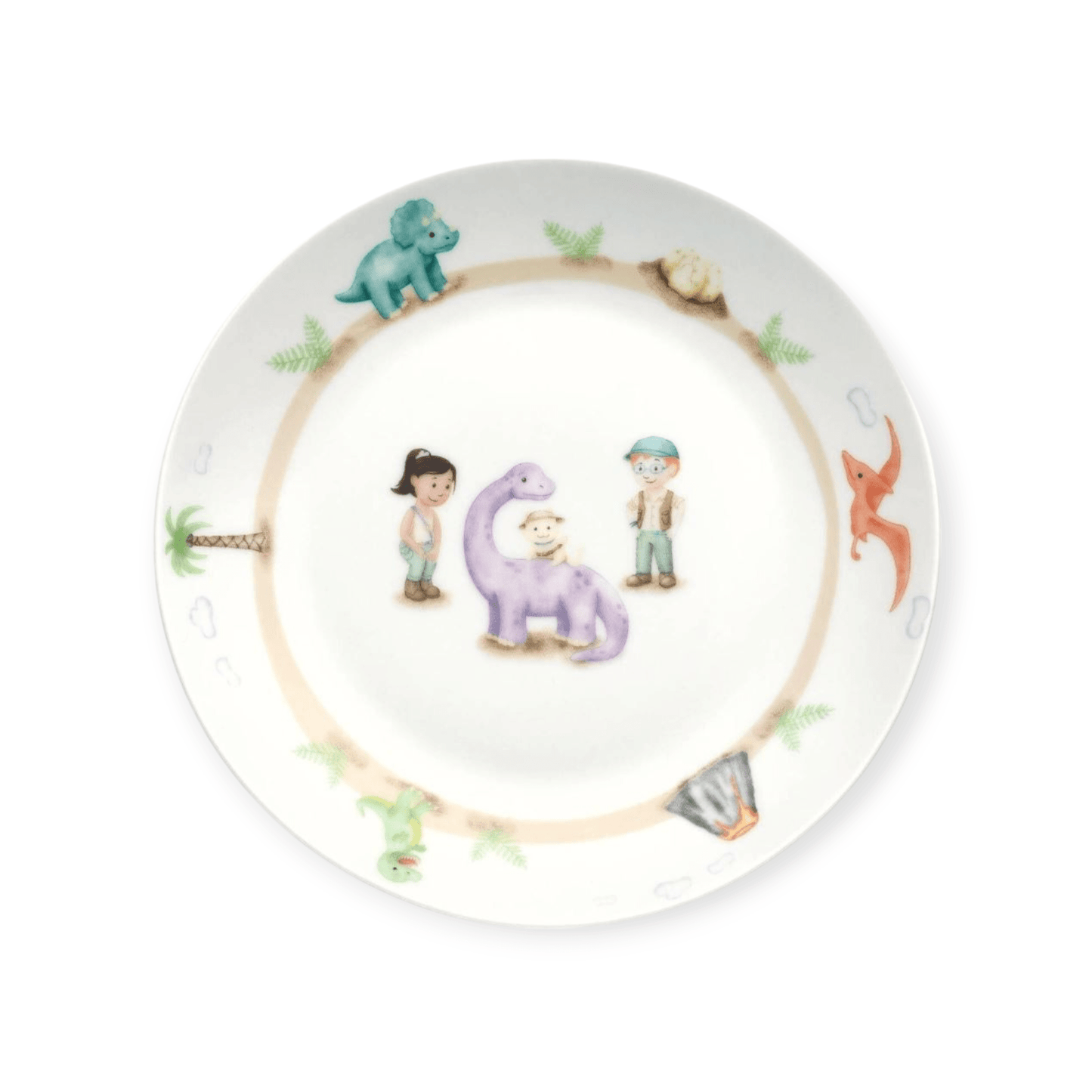 Leonardo Kindergeschirrset Avventura 3 - teilig, Dinosaurier - Siliblu Boutique & Atelier