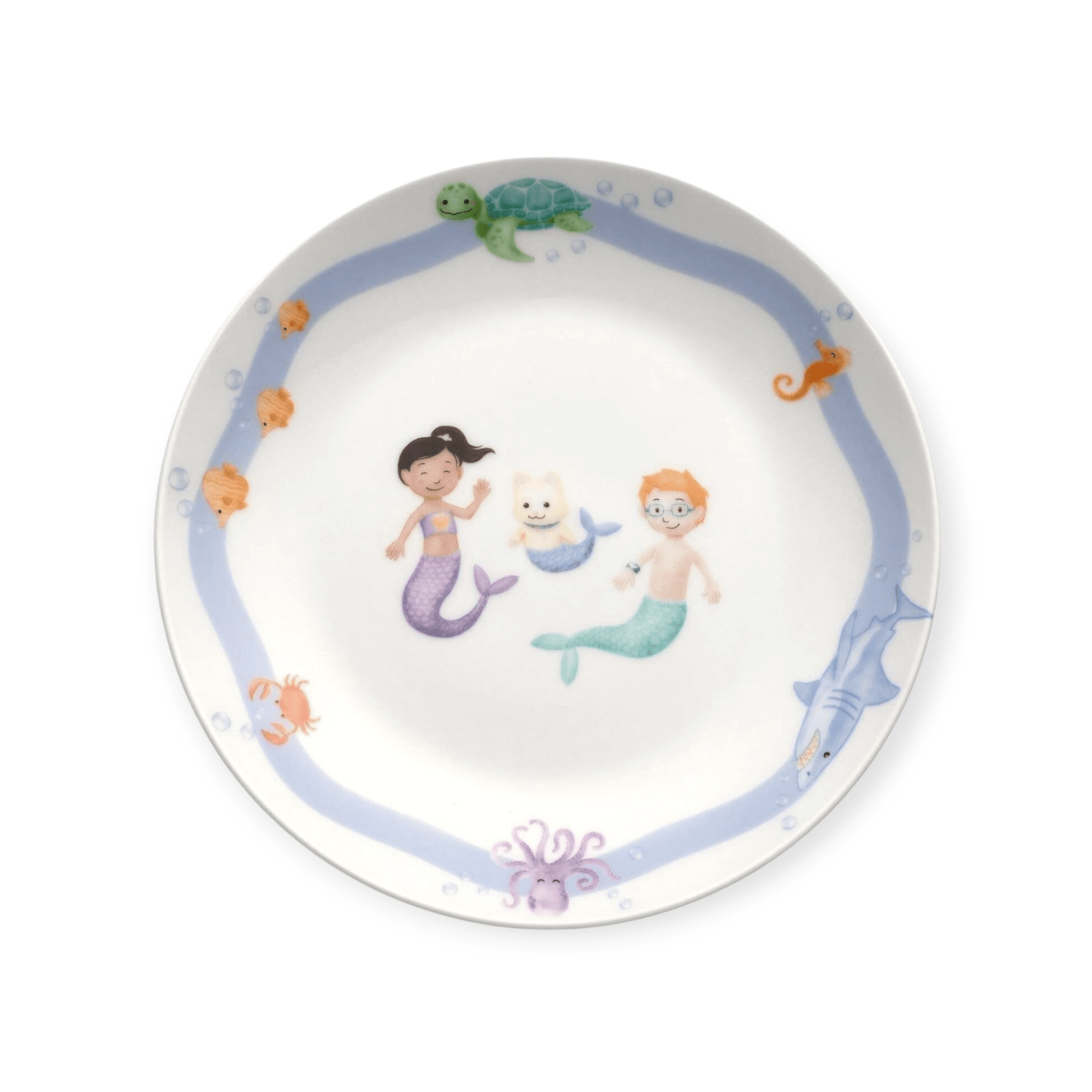 Leonardo Kindergeschirrset Avventura 3 - teilig, Meer - Siliblu Boutique & Atelier