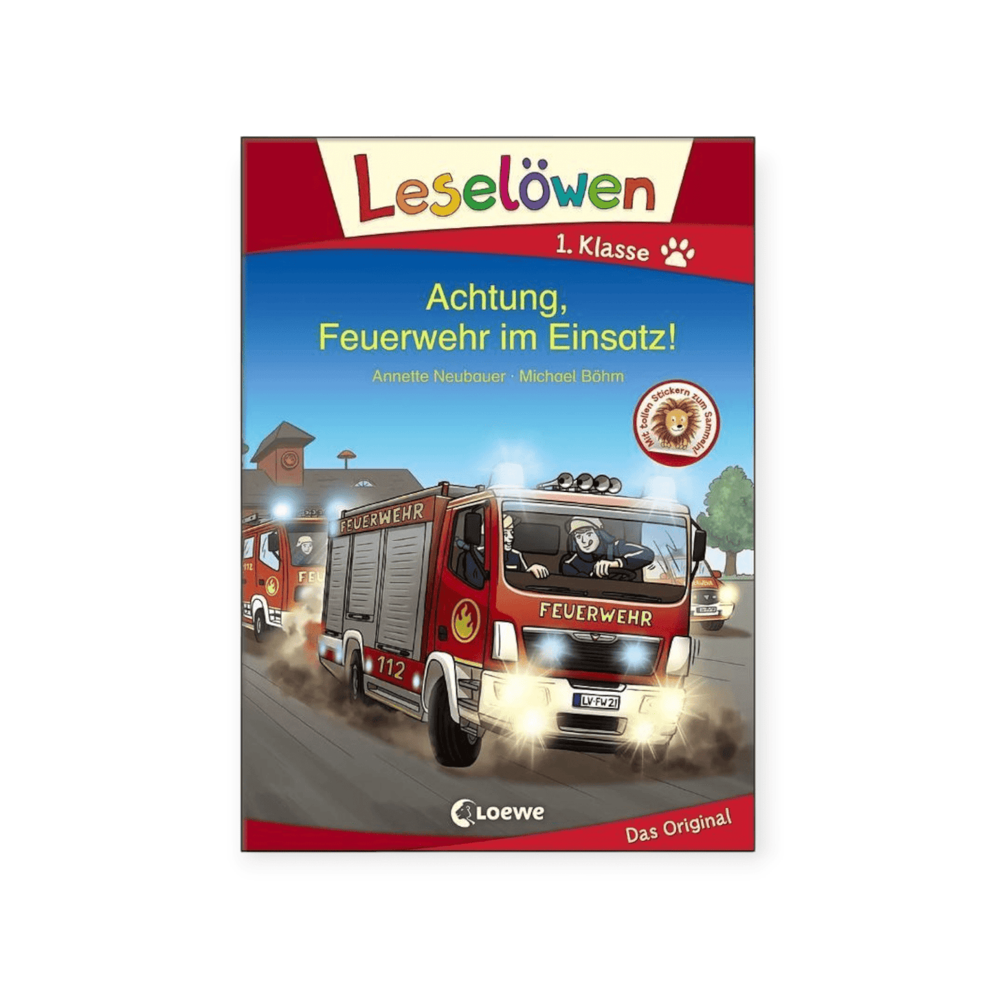 Leselöwen 1. Klasse - Achtung, Feuerwehr im Einsatz! - Siliblu Boutique & Atelier
