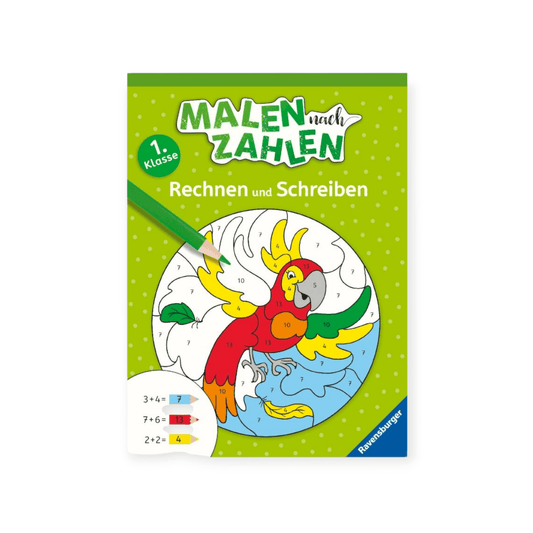 Malen nach Zahlen, 1. Kl.: Rechnen und Schreiben - Siliblu Boutique & Atelier
