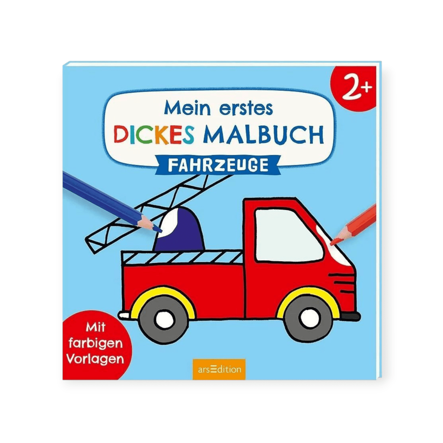 Mein erstes dickes Malbuch - Fahrzeuge - Siliblu Boutique & Atelier