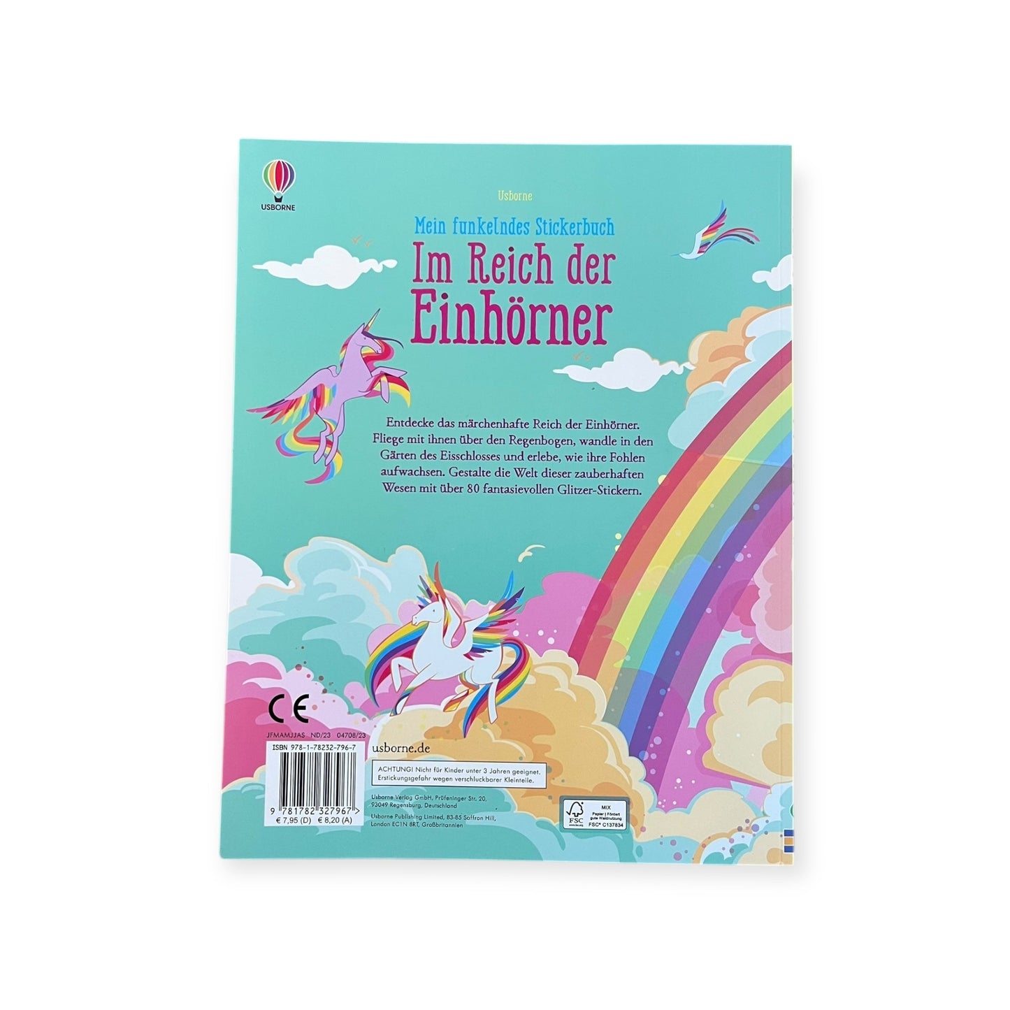 Mein funkelndes Stickerbuch: Im Reich der Einhörner - Siliblu Boutique & Atelier