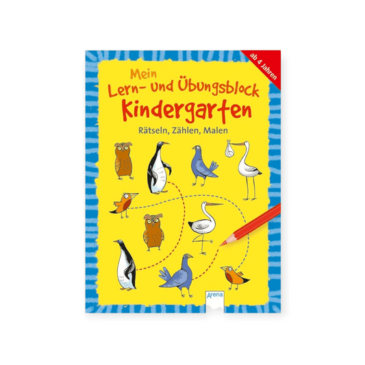 Mein Lern - und Übungsblock Kindergarten. Rätseln, Zählen, Malen - Siliblu Boutique & Atelier