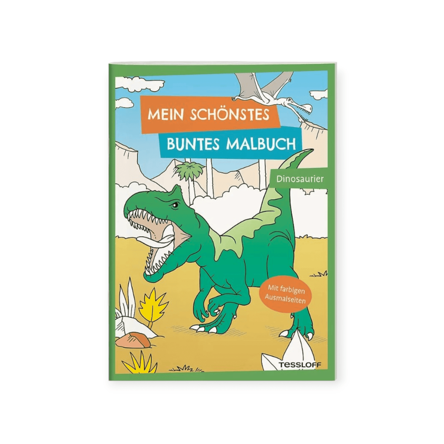Mein schönstes buntes Malbuch. Dinosaurier - Siliblu Boutique & Atelier