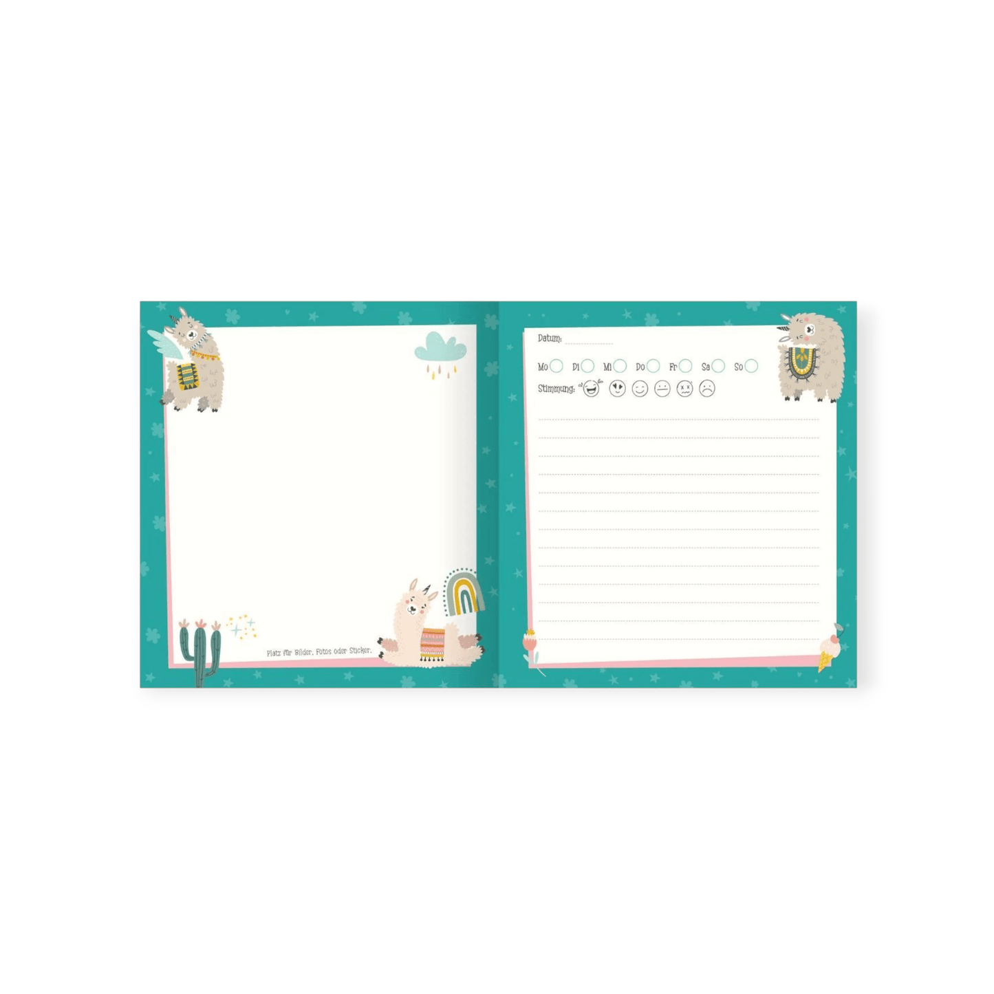 Mein Tagebuch - Einhorn (mit Herzschloss) - Siliblu Boutique & Atelier