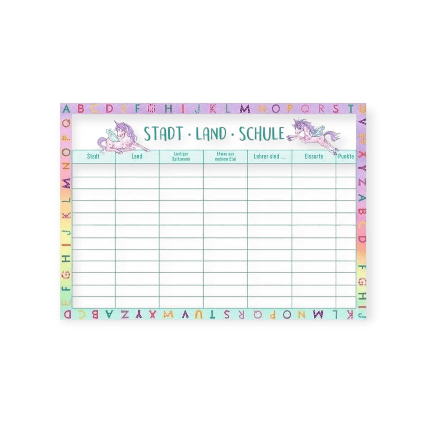 Meine superschlaue Einhorn Schulstart - Box (Einhorn - Paradies) - Siliblu Boutique & Atelier