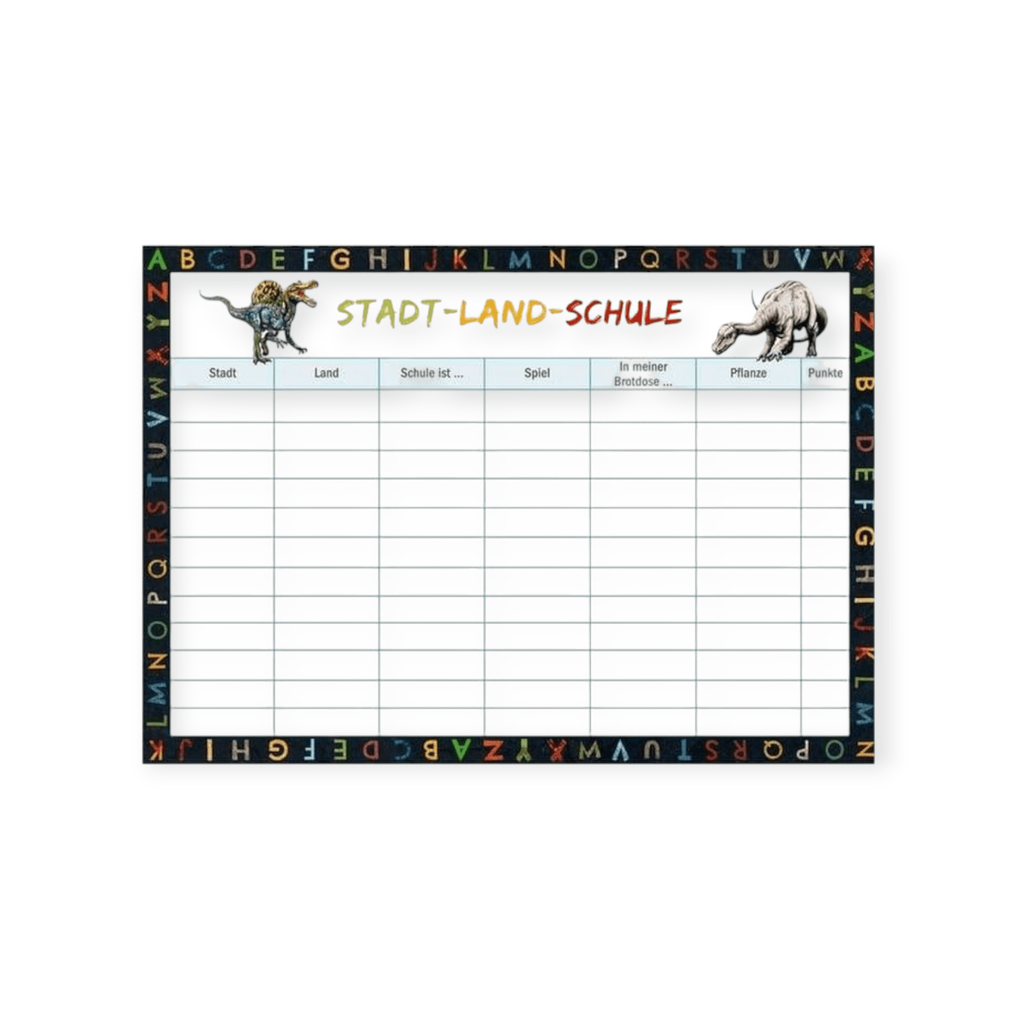 Meine superschlaue saurierstarke Schulstart - Box (T - Rex World) - Siliblu Boutique & Atelier