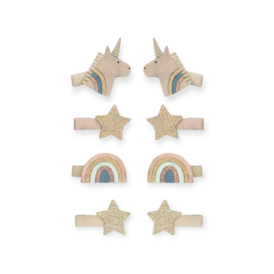 Mimi & Lula Celeste Unicorn Mini Clips - Siliblu Boutique & Atelier