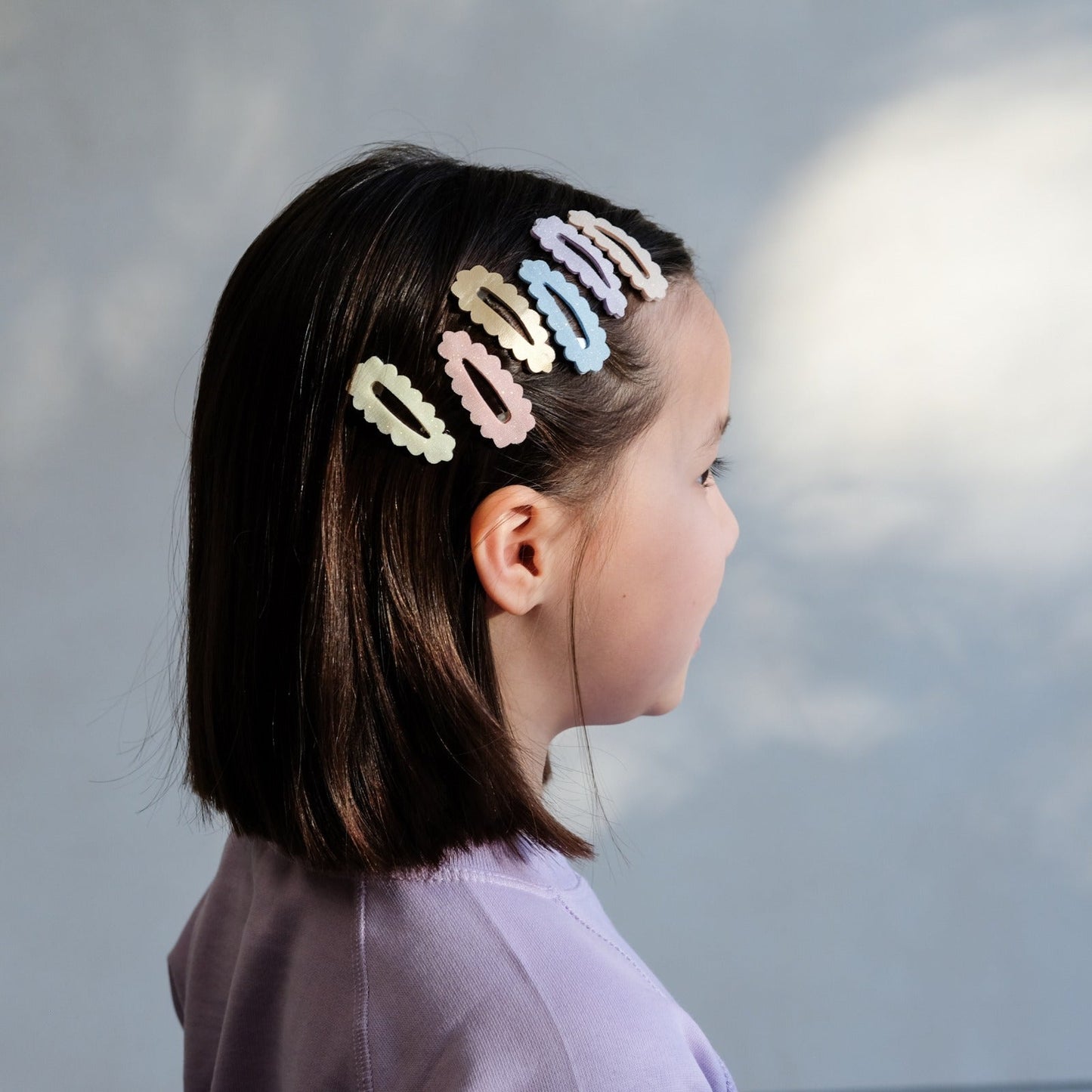 Mimi & Lula Scalloped Sparkle Mini Clic Clacs - Siliblu Boutique & Atelier