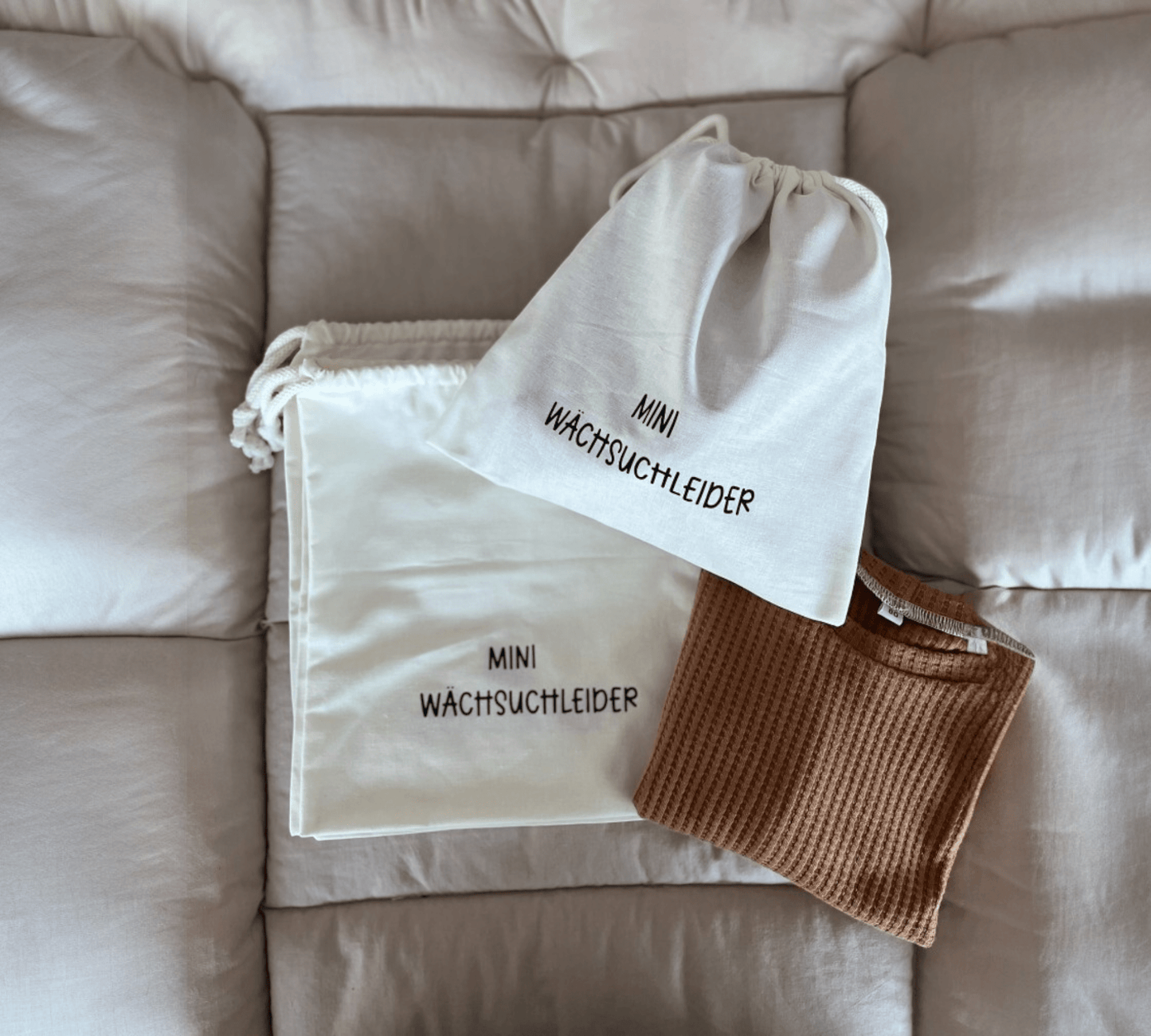 "Mini Wächsuchleider" - Baumwollbeutel für Ersatzkleidung - Siliblu Boutique & Atelier