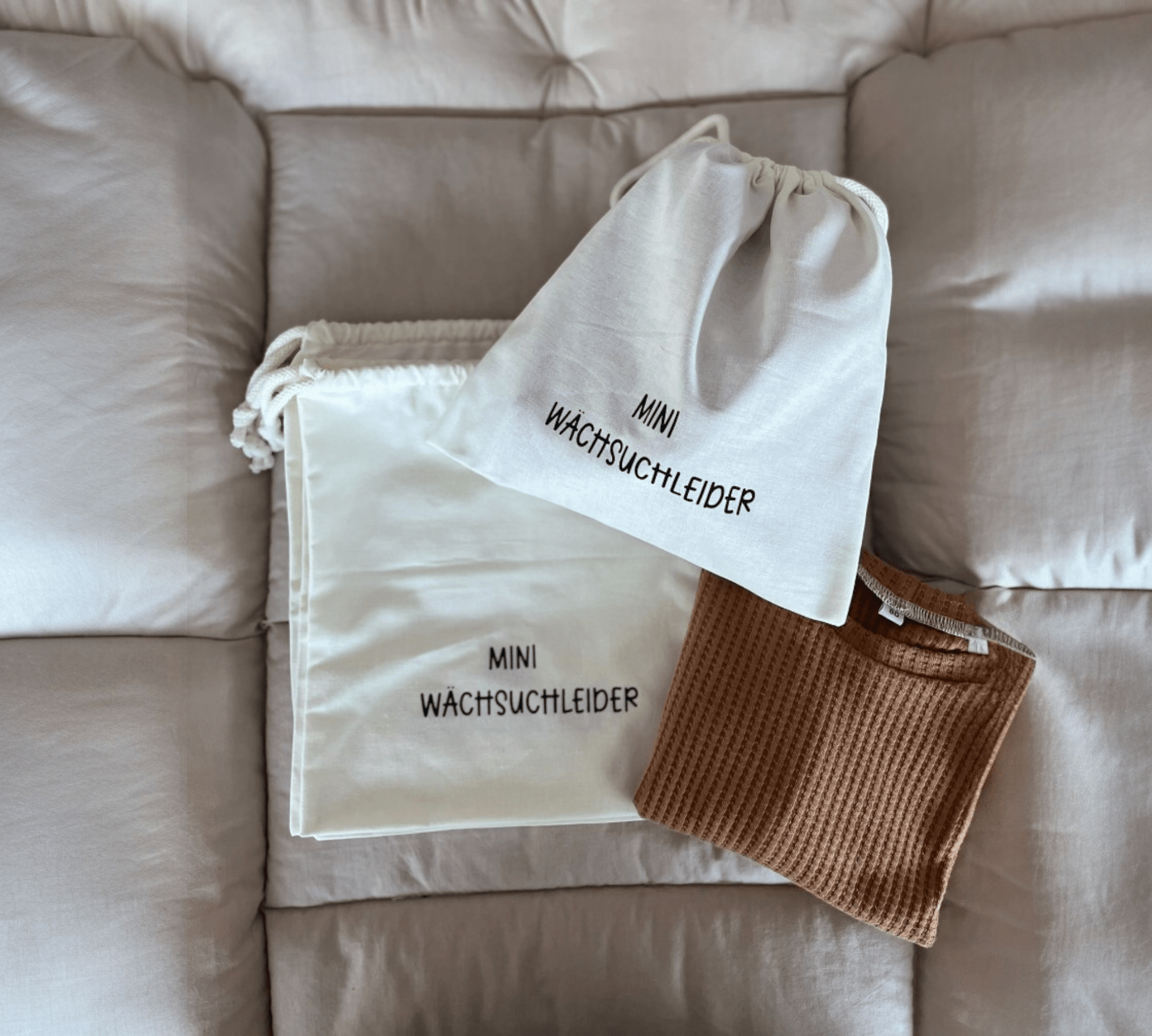 "Mini Wächsuchleider" - Baumwollbeutel für Ersatzkleidung - Siliblu Boutique & Atelier