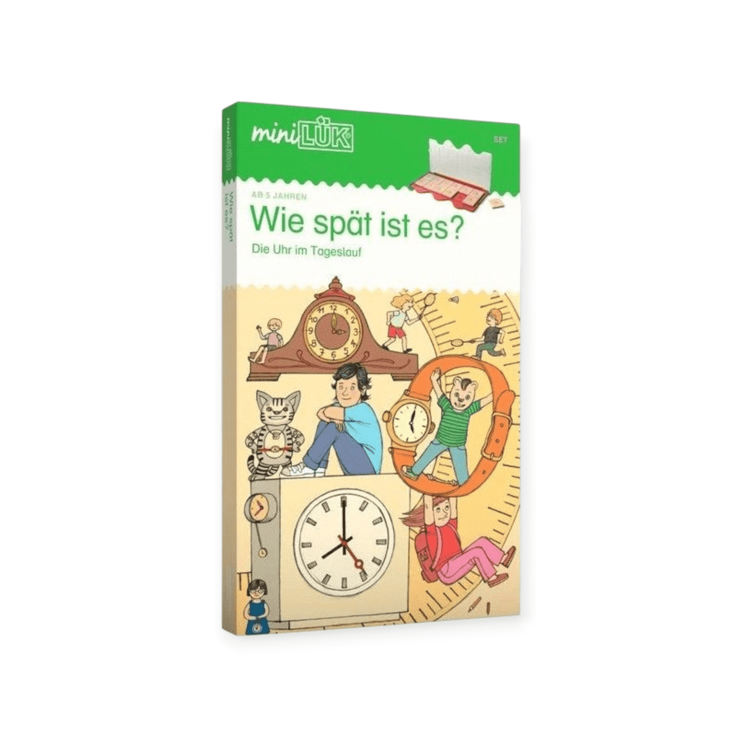 miniLÜK - Set - Wie spät ist es? Die Uhr im Tageslauf - Siliblu Boutique & Atelier