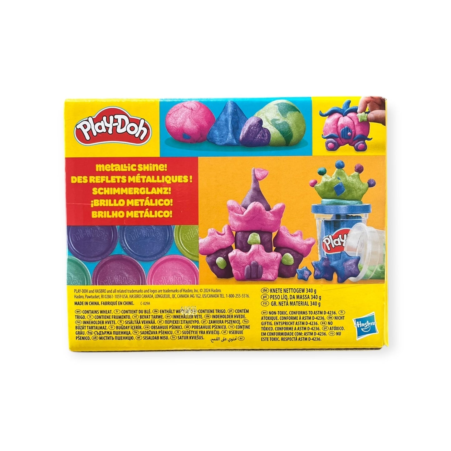 Play - Doh Funkelknete, 6 Dosen Knete mit Glimmer - Siliblu Boutique & Atelier