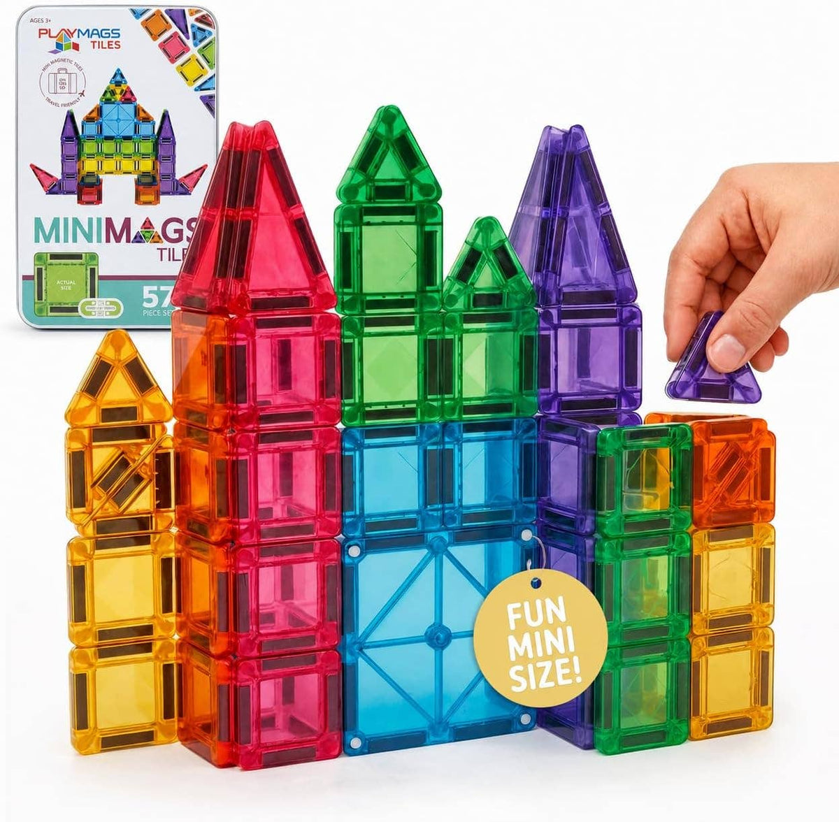 Playmags 57-teilige Mini-Magnetplatten - Siliblu Boutique & Atelier