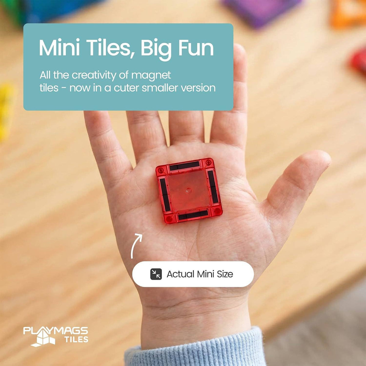 Playmags 57-teilige Mini-Magnetplatten - Siliblu Boutique & Atelier
