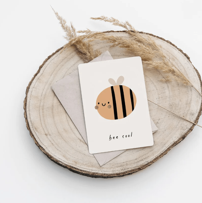 Postkarte "Bee cool" - Siliblu Boutique & Atelier