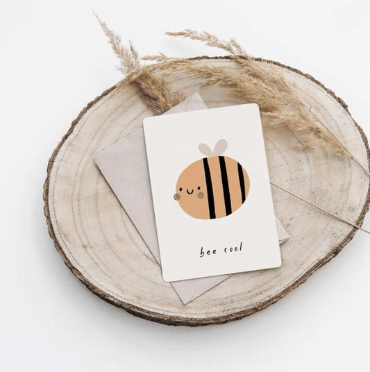 Postkarte "Bee cool" - Siliblu Boutique & Atelier