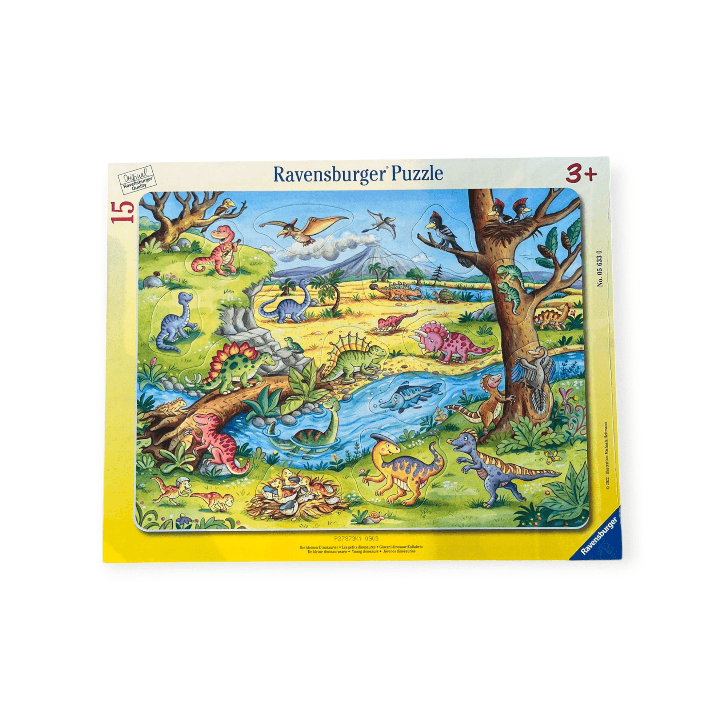 Ravensburger Rahmenpuzzle 15 Teile "Die kleinen Dinosaurier 3+" - Siliblu Boutique & Atelier