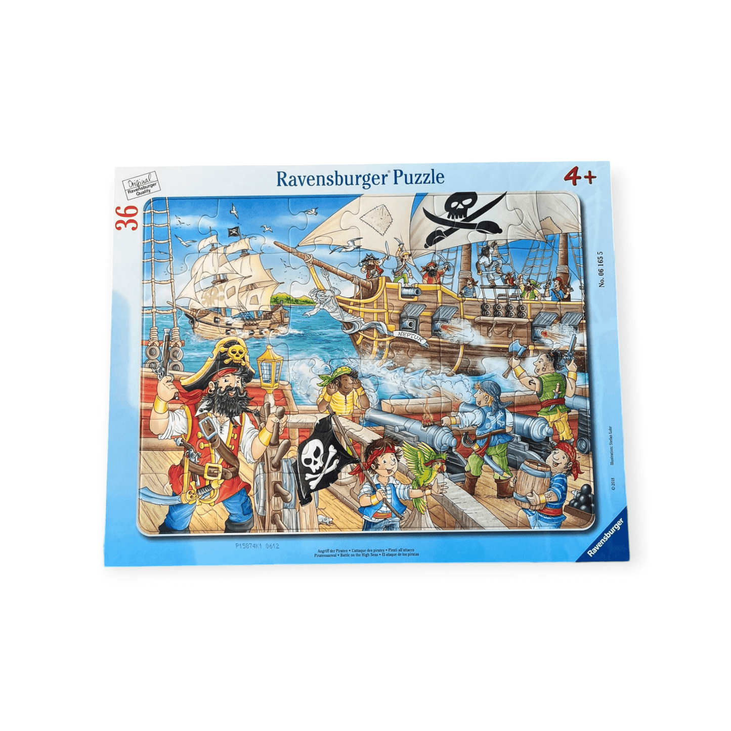 Ravensburger Rahmenpuzzle 36 Teile "Angriff der Piraten 4+" - Siliblu Boutique & Atelier