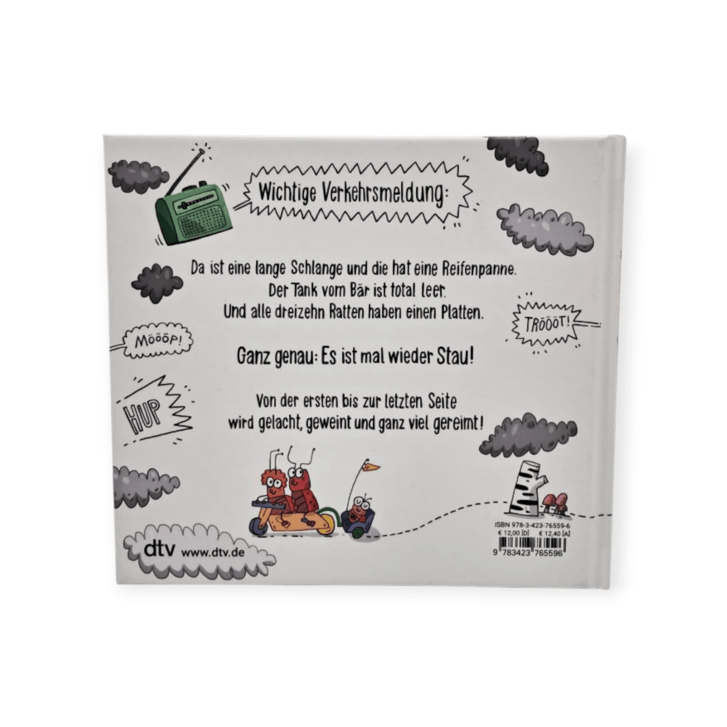 Sind wir bald da? Kroko, Fuchs und Pfau - alle stehen im Stau - Siliblu Boutique & Atelier