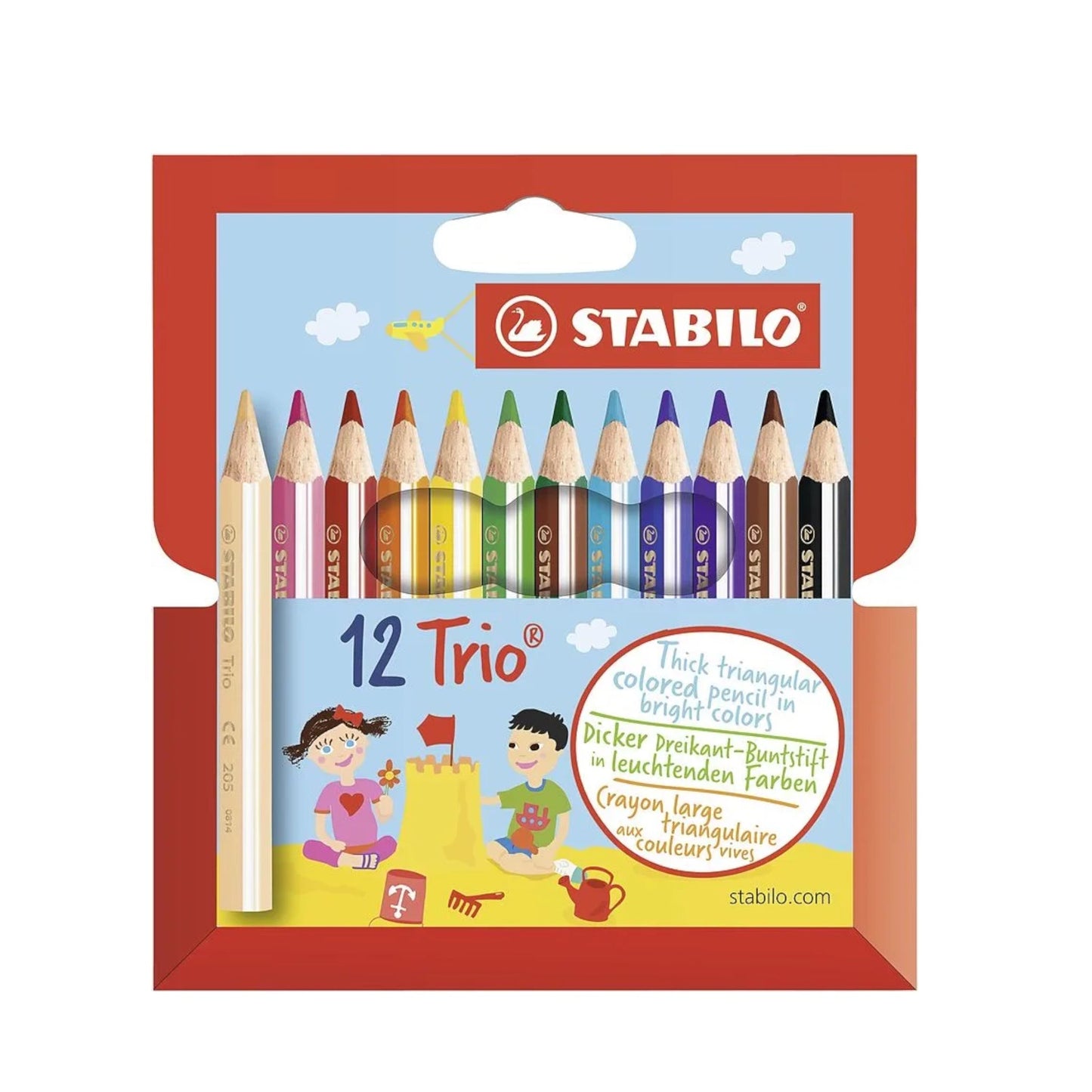 STABILO Farbstift 12er Etui "Trio" - Siliblu Boutique & Atelier