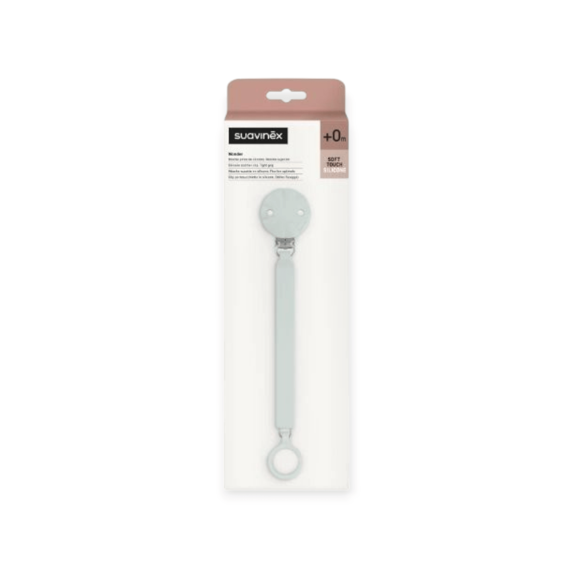 Suavinex Schnullerkette Silikon Wunder *Hellblau* - Siliblu Boutique & Atelier