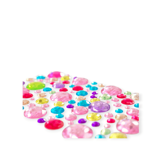 Sunnysue Glitzersteine, selbstklebend, 105 - tlg. *rosa Kreise - Siliblu Boutique & Atelier