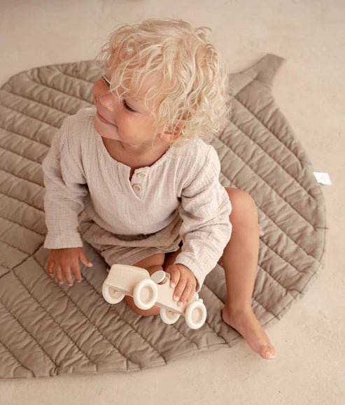 Toddlekind Spieldecke "Leaf Mat - Tan" - Siliblu Boutique & Atelier
