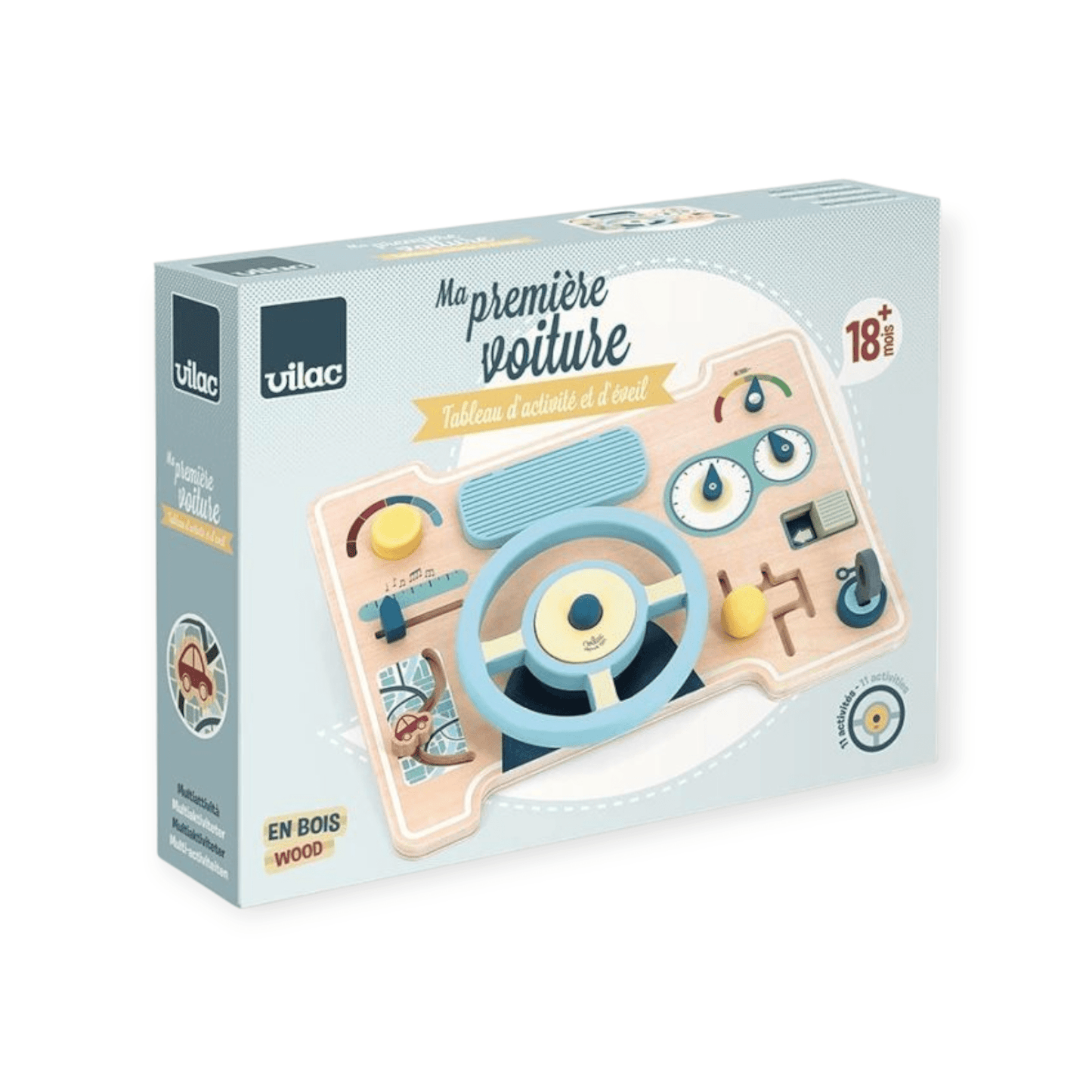 Vilac - Auto Aktivitätenspiel - Siliblu Boutique & Atelier