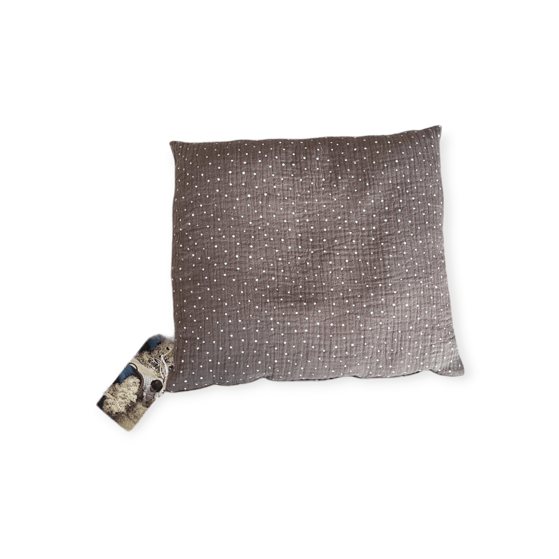 Wollreich Kissen mit Schafswollkügeli - Siliblu Boutique & Atelier