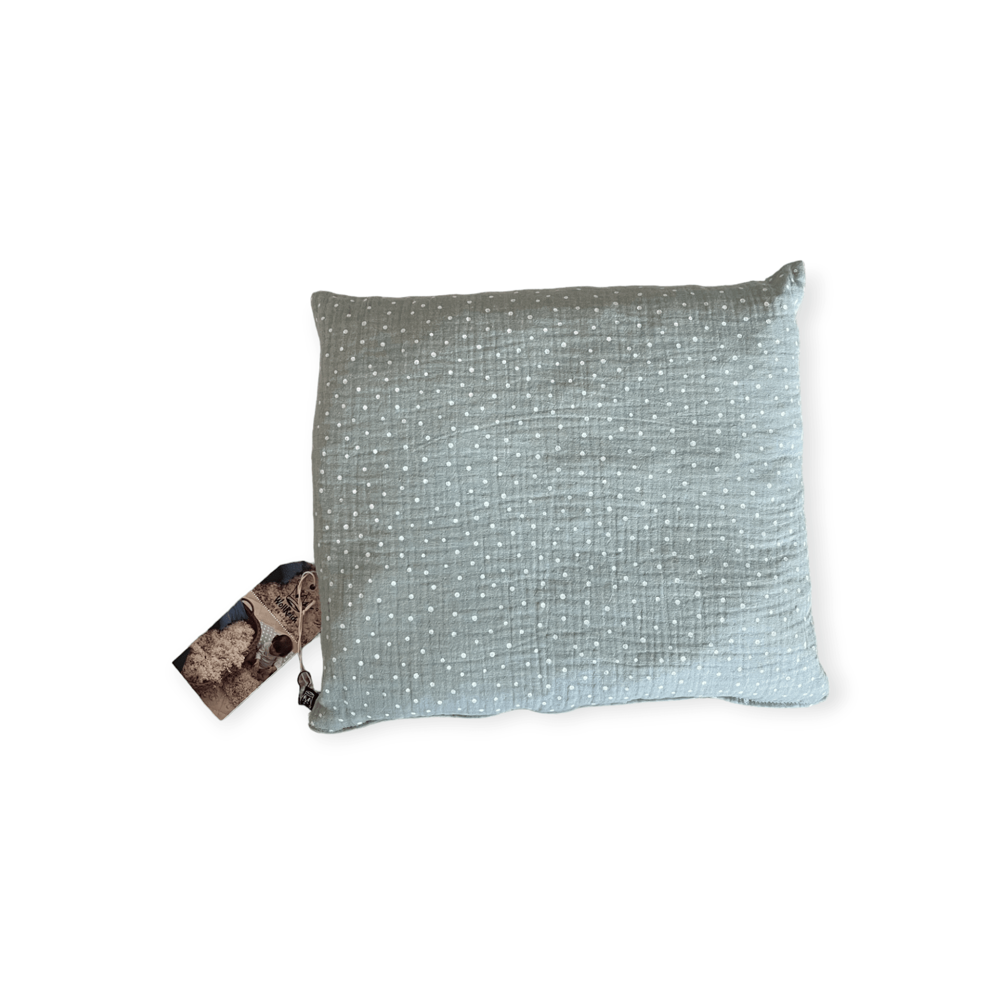 Wollreich Kissen mit Schafswollkügeli - Siliblu Boutique & Atelier